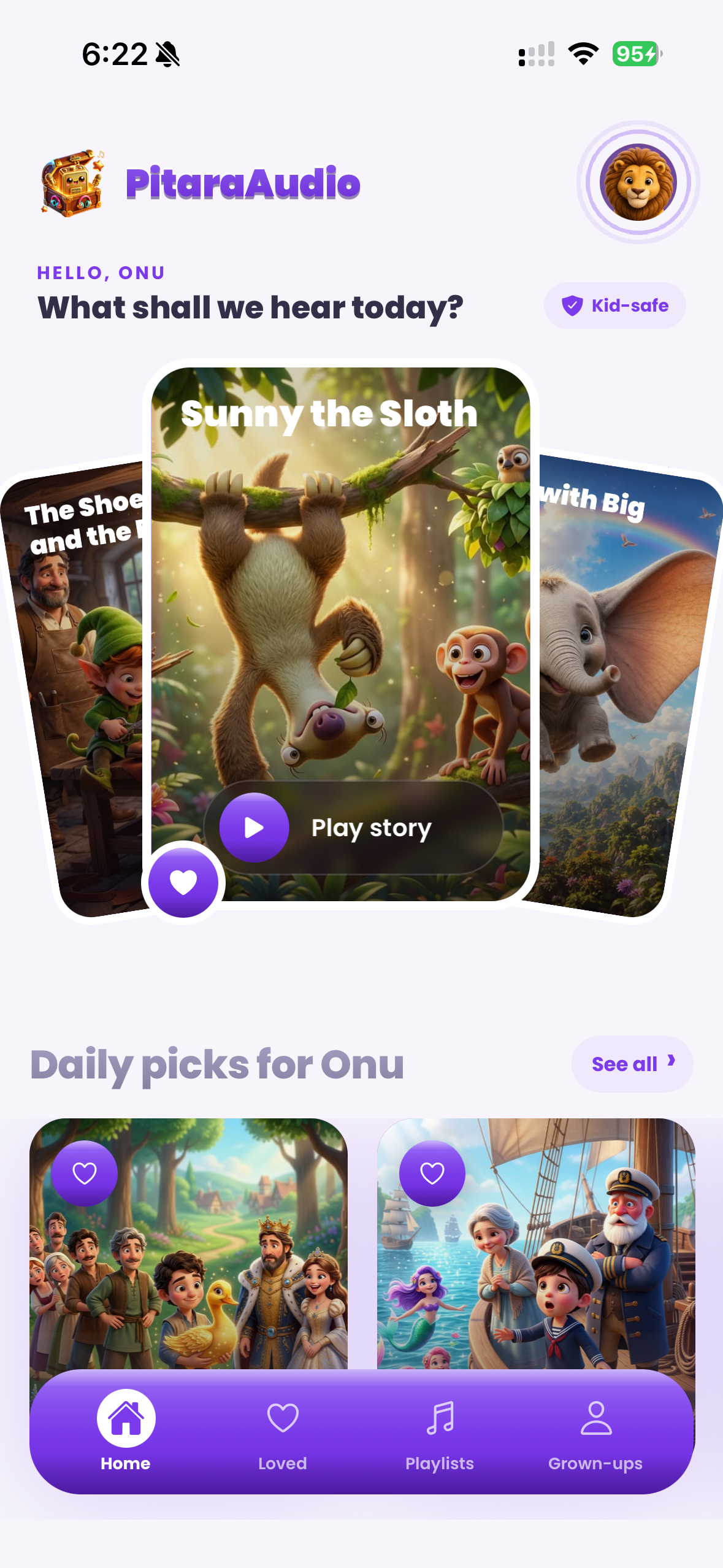 Pitara Audio app